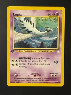 Pokemon TCG Lugia First Edition Neo Revelation Card 20/64 - Image 1