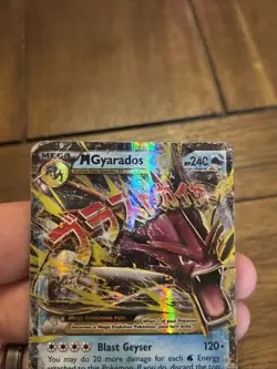 Pokemon Mega Gyarados EX TCG Holo Ultra Rare Card Breakpoint 27/122 - Image 2