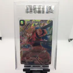 Dragon Ball Super DBS Supreme Showdown Son Goku TB2-002 SPR Card Bgs 9 - Image 2