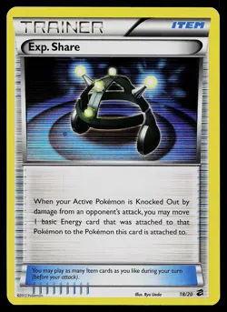 Pokemon Card - Exp. Share Dragon Vault 18/20 Holo Rare - Image 1