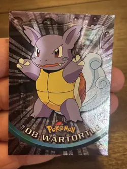 Pokemon Card TCG Wartortle Holo Foil # 08 VLP Topps Black Label Logo Vintage OG - Image 1