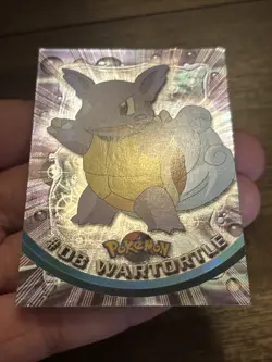 Pokemon Card TCG Wartortle Holo Foil # 08 VLP Topps Black Label Logo Vintage OG - Image 3