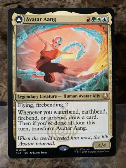 MTG TCG Avatar Avatar Aang 0207 Double Sided Regular Mythic - Image 1