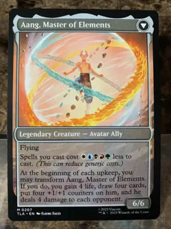 MTG TCG Avatar Avatar Aang 0207 Double Sided Regular Mythic - Image 2