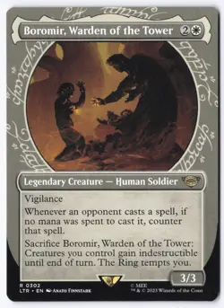 Boromir, Warden of the Tower (Showcase) R Universes Beyond: The Lord of the Ring - Image 1