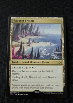 MTG - Raugrin Triome - Ikoria: Lair of Behemoths - Near Mint Rare #251 Non Foil - Image 1
