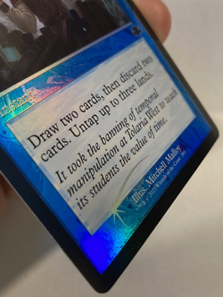 MTG Frantic Search *RETRO FRAME FOIL* Dominaria Remastered 285 NM - Image 2