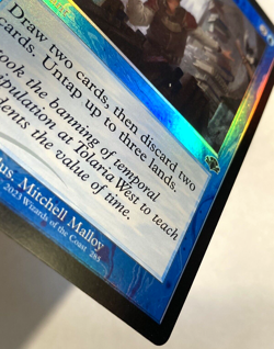 MTG Frantic Search *RETRO FRAME FOIL* Dominaria Remastered 285 NM - Image 3