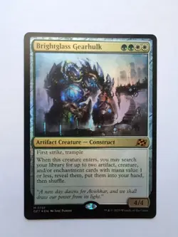 MTG Brightglass Gearhulk (DFT) Aetherdrift Foil Mythic 191 - Image 1