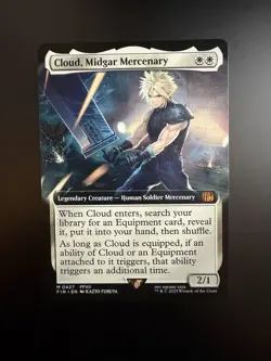MTG Final Fantasy English Cloud, Midgar Mercenary Extended Art 0427 Non-Foil - Image 1