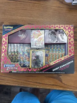 Pokemon TCG: Shiny Zamazenta Crown Zenith Premium Figure Collection - Image 1