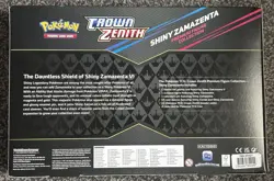 POKEMON TCG - CROWN ZENITH Shiny Zamazenta - Premium Figure Collection Box - NEW - Image 2
