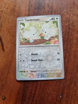 Pokemon Tandemaus Reverse Holo Paldea Evolved 167/193 Common - Image 1