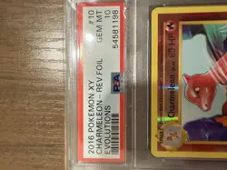 Charmeleon 10/108 Pokemon XY Evolutions Reverse Holo PSA 10 - Image 2