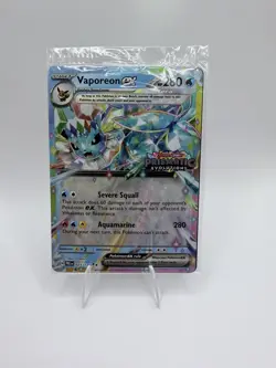 2025 Pokemon Vaporeon ex 023/131 Prismatic Evolutions SEALED PROMO - Image 1
