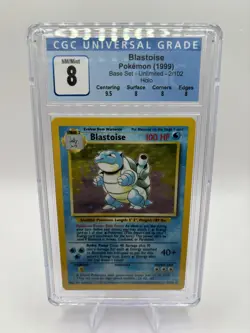 1999 Pokemon Blastoise Holo Base Set Unlimited 2/102 - Image 1