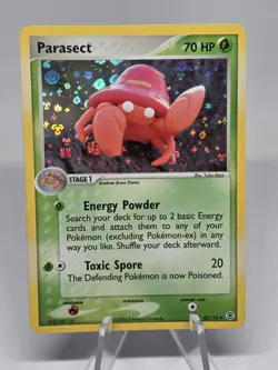 Pokemon TCG Parasect EX FireRed & LeafGreen 43/112 Reverse Holo! WOTC Vintage - Image 1