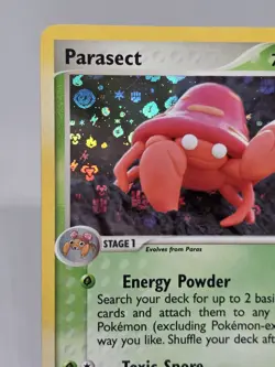 Pokemon TCG Parasect EX FireRed & LeafGreen 43/112 Reverse Holo! WOTC Vintage - Image 3