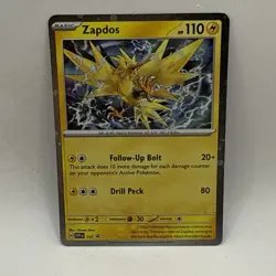 Pokemon - Zapdos SVP 157 - Surging Sparks - Black Star Promo - Cosmos Foil LP - Image 1