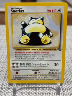 1999 Pokemon #27/64 Snorlax (Jungle Set) Non Holo - LP - Image 1
