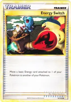 Hero Deal, English - 1 x Pokemon Energy Switch - 91/123 - Uncommon HeartGold Sou - Image 1