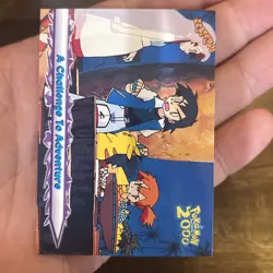 2000 TOPPS POKEMON THE MOVIE 2000 #27 A CHALLENGE TO ADVENTURE Non Holo Vintage - Image 1