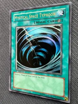 Yugioh Mystical Space Typhoon 1st Edition Ultra Rare MRL-047 NM - Image 3