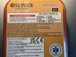 Monkey.D.Luffy Tin Pack Vol.2 New Sealed English One Piece TCG - Image 3
