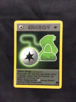 Pokemon Cards: Team Rocket 1st Edition Uncommon: Potion Energy 82/82 - Image 1