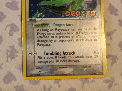 Rayquaza (22/107) Reverse Holo Rare Stamped - Deoxys EX 2005 Pokemon Card HP/DMG - Image 5