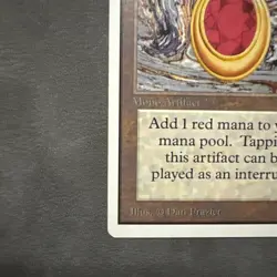 Mox Ruby Unlimited Magic Card Power 9 MTG 1993 - Image 3