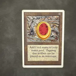 Mox Ruby Unlimited Magic Card Power 9 MTG 1993 - Image 5