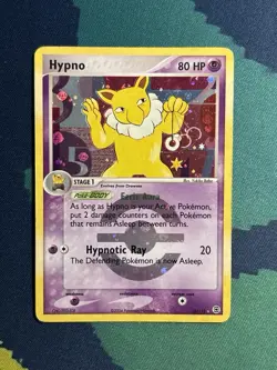 Hypno Ex FireRed & LeafGreen 25/112 Reverse Holo Rare Pokemon Card 2004 LP MP - Image 2