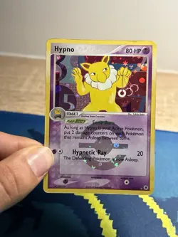 Hypno Ex FireRed & LeafGreen 25/112 Reverse Holo Rare Pokemon Card 2004 LP MP - Image 3