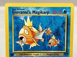 Giovanni's Magikarp 73/132 Gym Challenge Pokemon Card 1st Edition - NM / LP - Image 3