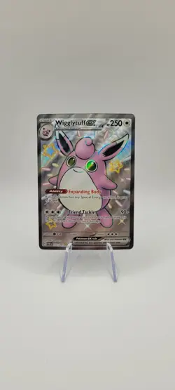 Pokemon TCG: Wigglytuff ex 222/091 Shiny Ultra Rare Card- Paldean Fates NM - Image 1