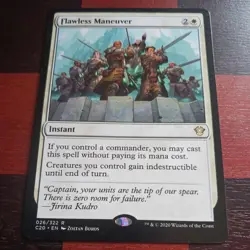 Mtg Flawless Maneuver NM/M C20 Magic Card Rare Instant Commander - Image 1