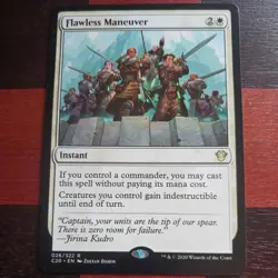 Mtg Flawless Maneuver NM/M C20 Magic Card Rare Instant Commander - Image 2