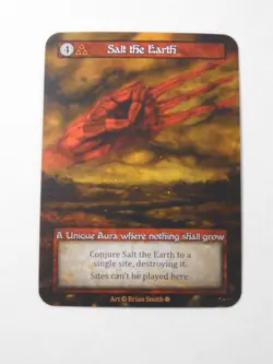 Salt the Earth Unique Non-Foil Sorcery Gothic TCG Trading Card - Image 1