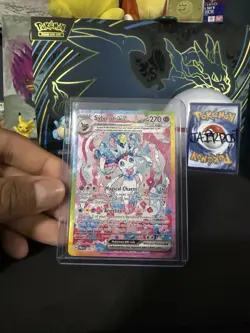 Sylveon ex 156/131 Pokemon Prismatic Evolutions Special Illustration Rare NM - Image 1
