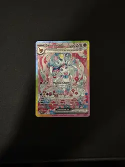 Sylveon ex 156/131 Pokemon Prismatic Evolutions Special Illustration Rare NM - Image 3