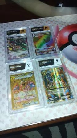 Pokemon Ace Graded Bundle Charizard 2016 Evolutions - Image 1
