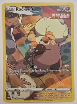 Pokemon TCG Rockruff TG07/TG30 Sword & Shield Silver Tempest 2022 NM - Image 2