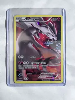Pokemon XY Reshiram Full Art Black Star Promo XY74 English LP/MP - Image 1