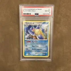 2009 Pokemon Platinum Blastoise Holo 2/127 PSA 8 NEAR MINT - MINT - Image 1