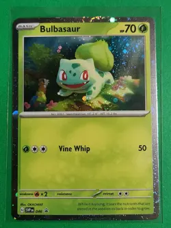 Pokemon TCG Scarlet & Violet Black Star Promo Bulbasaur #46 Cosmos Rare - Image 1