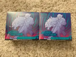 Two Pokemon TCG Journey Together Elite Trainer Boxes ETB Sealed - Image 1