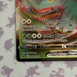 Venusaur VMAX SWSH102 Pokemon TCG Sword & Shield Black Star Promo Full Art NM - Image 4