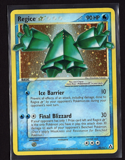 2006 Pokemon EX Legend Maker Regice GOLD STAR 90/92 Holo Foil Rare - Image 1