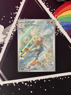 Raboot 147/142 - Pokemon TCG Stellar Crown - Illustration Rare Holo - M/NM - Image 1